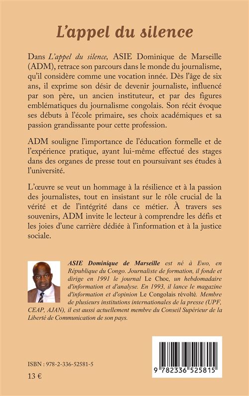 Couverture L’appel du silence