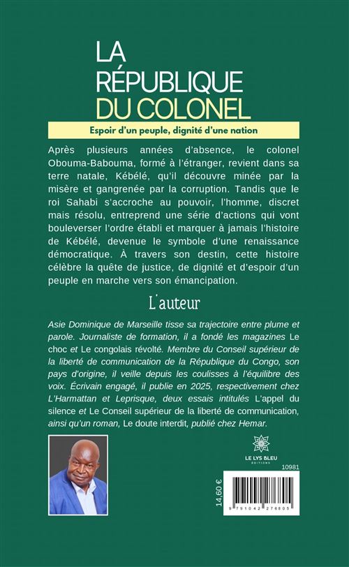 Couverture La République du Colonel